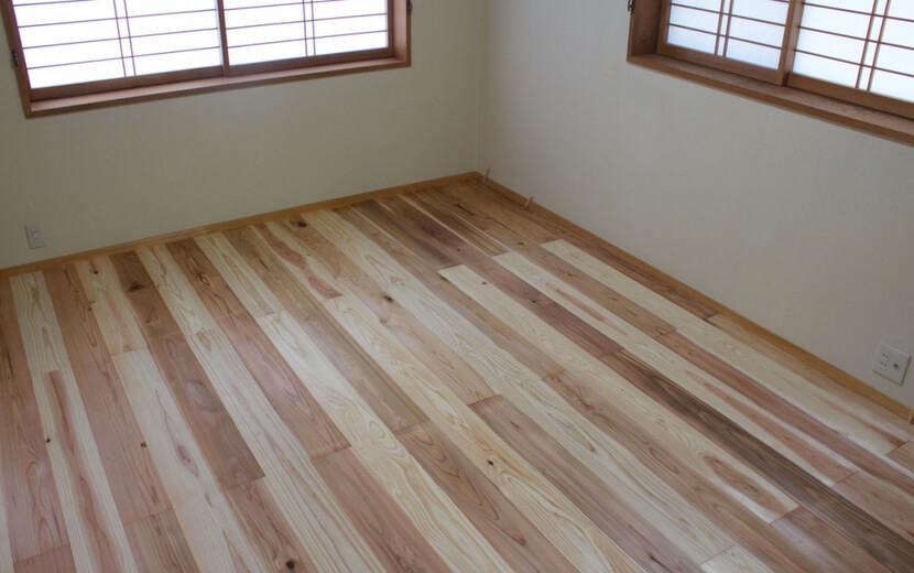 和室の畳を剥がして無垢床に張り替えてみた 6時間で完成する杉30mm厚