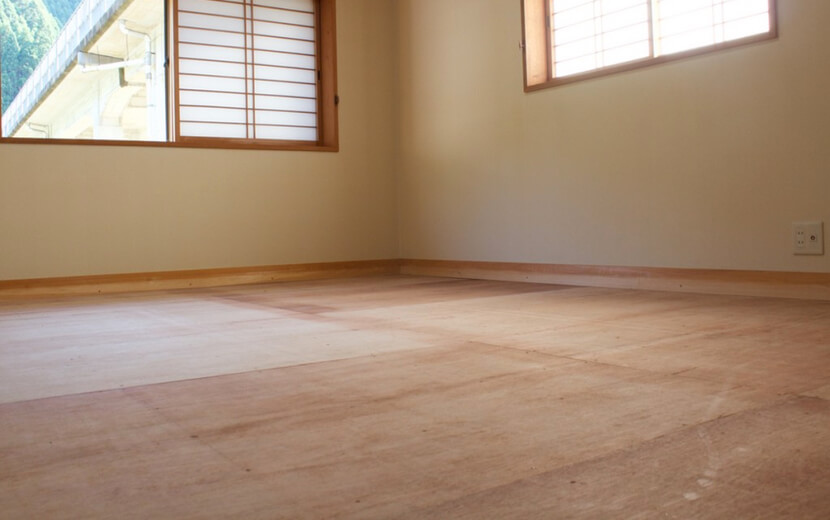 和室の畳を剥がして無垢床に張り替えてみた 6時間で完成する杉30mm厚フローリングdiy 株式会社 西粟倉 森の学校