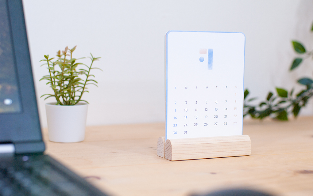 23年卓上カレンダー 株式会社 西粟倉 森の学校